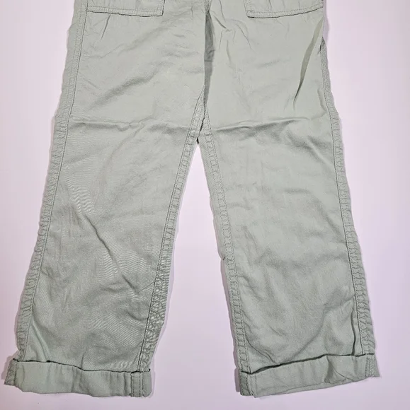 Cat & Jack Girl's Short Sleeve Jumpsuit Utility Boilersuit Sage Size M, L, & XL - Picture 13 of 16